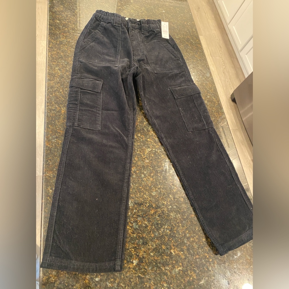 Pacsun Womens  black cargo Corduroy Pants